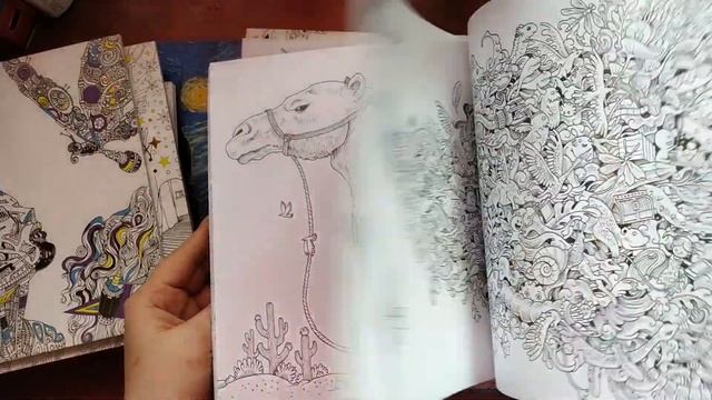 Моя коллекция раскрасок // Не начатые раскраски // Часть 1 смотреть онлайн