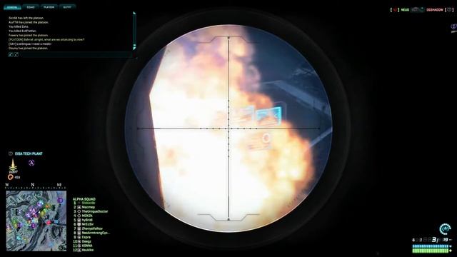 PlanetSide 2 Infiltrator Gameplay (sniper)