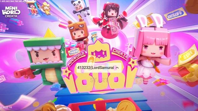 Mini World Creata - 808: Infinite Benefits ∞ | Login Screen (Global Update) Version 1.4.22 смотреть онлайн
