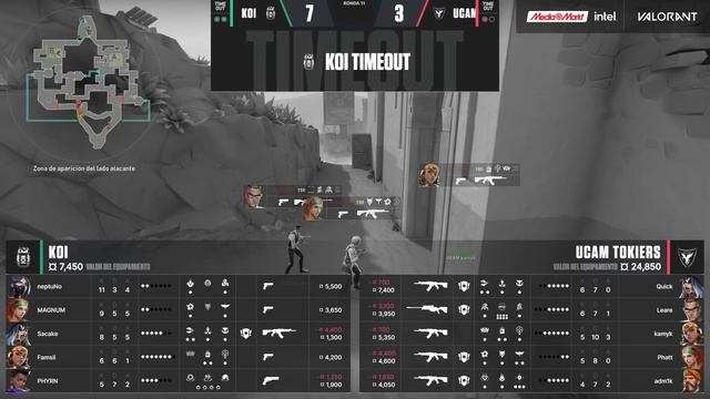 UCAM TOKIERS VS KOI - FASE DE GRUPOS - PARTIDOS DECISIVOS - CROSSFIRE MEDIAMARKT E INTEL - 2022 смотреть онлайн