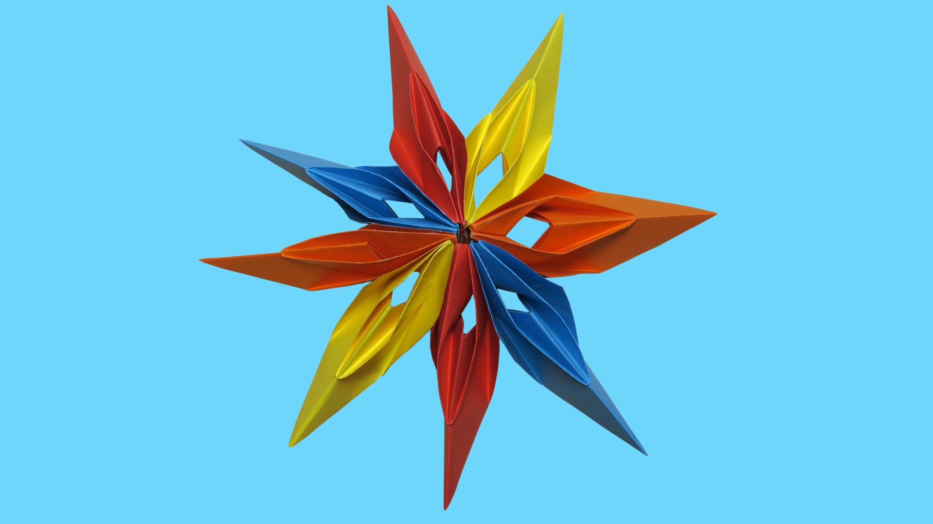 Как сделать снежинку из бумаги. DIY объемная снежинка из бумаги на новый год. Поделка на новый год смотреть онлайн