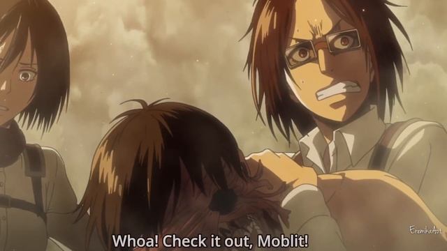 Hange and Moblit friendship смотреть онлайн