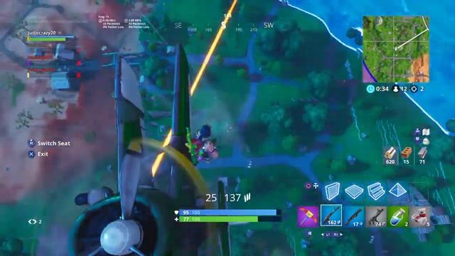 Just Cause In Fortnite Crazy Air Plane Plays