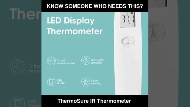 ThermoSure™ Fahrenheit & Celsius Body Temperature Thermometer смотреть онлайн