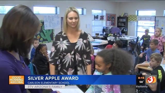 VIDEO: Silver Apple Award given to unique teacher смотреть онлайн