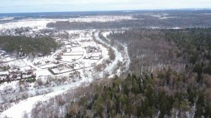 Дневной полёт в хорошую погоду на DJI mini 4K