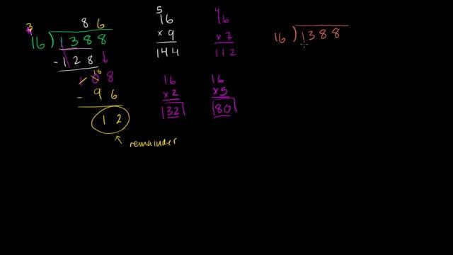 Partial quotient method of division | Multiplication and division | Arithmetic | Khan Academy смотреть онлайн