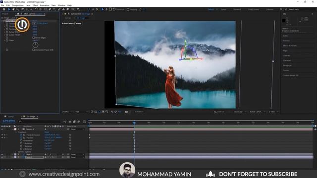 Create 3D Parallax Motion In After Effects