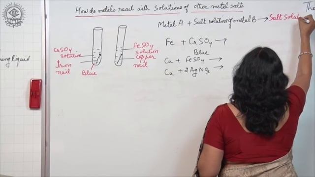 Metal and Nonmetal (Chemical properties of metal)!!धातु एवं अधातु!! смотреть онлайн