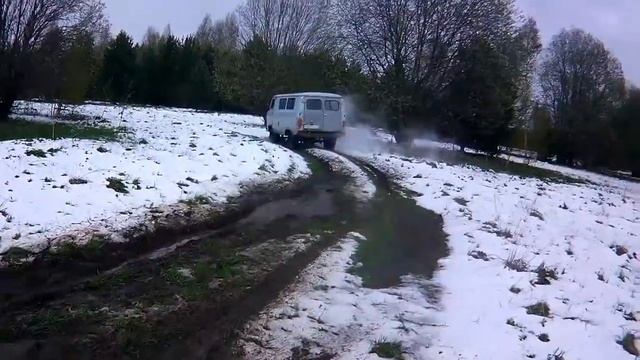 По грязи на уаз Буханке! Майские покатушки