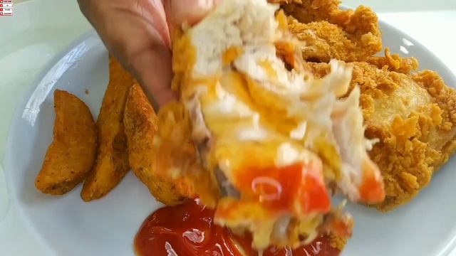 ASMR | EATING PUBLIX FRIED CHICKEN WITH WEDGES смотреть онлайн