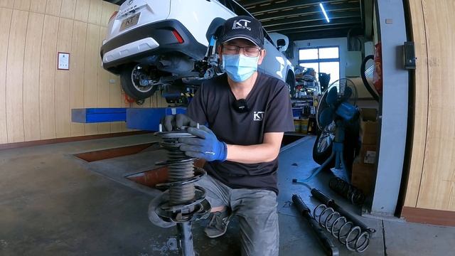 (HD)TOYOTA COROLLA CROSS installed KT Racing Coilovers смотреть онлайн