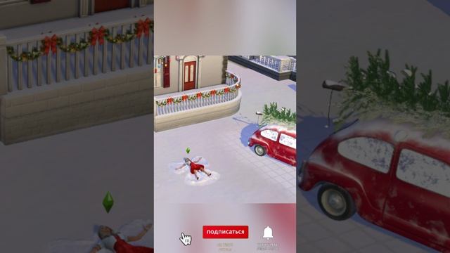 СТРОИТЕЛЬСТВО 🎄 ДИЗАЙН ❄️ С Рождеством и уютом в Sims 4! ✨ смотреть онлайн
