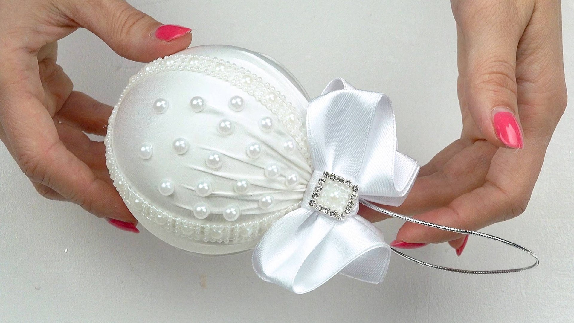 🎄✨В чем СЕКРЕТ создания потрясающих елочных шаров? Мастер-Класс Шарик на елку смотреть онлайн