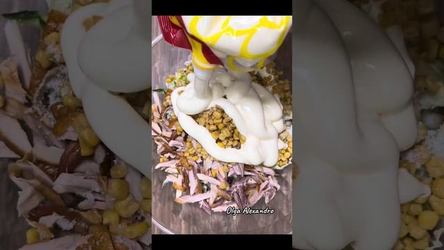 Салат с копченым куриным окороком смотреть онлайн