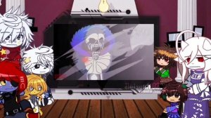 [] Undertale react to Seraphim vs ultra sans[] Undertale [] Gacha []