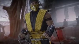 mortal combat скорпион все фаталити