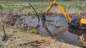 Добыча торфа, сапропель, Botsman M, углубление, очистка водоема, пруд,  река, земснаряд, dredger