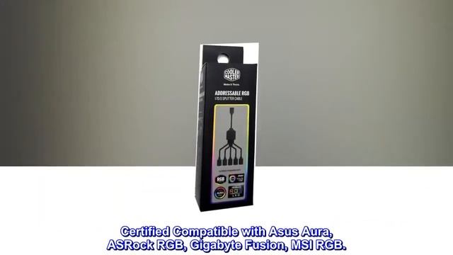 Cooler Master 1-to-5 ARGB Splitter Cable / 5V - Support 3-pin Addressable RGB - GHN Shop смотреть онлайн