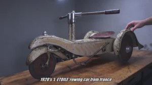 Реставрация французской гребной машины 1920-х годов "LETOILE CYCLO"
