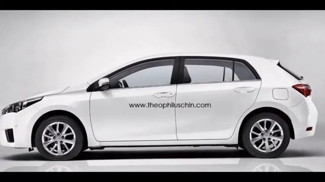 2014 Toyota Corolla Hatchback Rendering смотреть онлайн