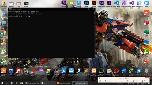 Install Flutter on Windows 10 and Setup Flutter Windows Desktop Hindi/Urdu смотреть онлайн