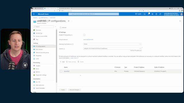 Providing outbound access for your Azure VMs with NAT Gateway смотреть онлайн