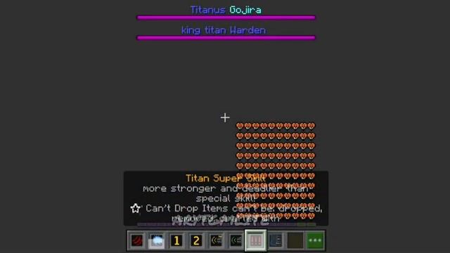 Minecraft:gojira ( Me )vs King Titan Warden | Mob Battle | Morphing Godzilla #minecraft #mobbattle