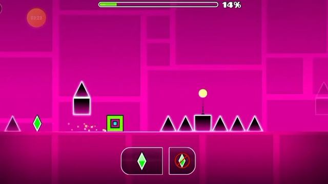 Прохожу второй уровень в Geometry dash смотреть онлайн