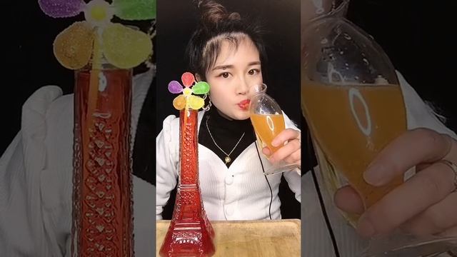 ASMR DRINKING, ORANGE JUICE #Yummy ASMR ASMR 신기한물먹방 #바다포도 #물먹방 #MUKBANG # 52 смотреть онлайн