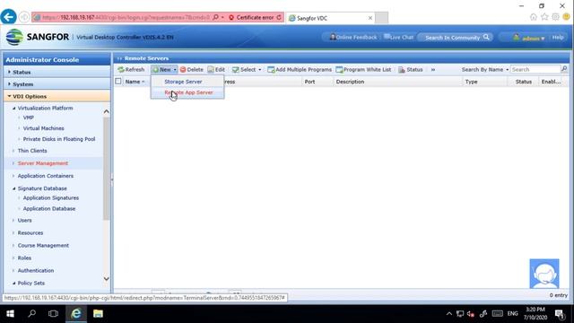 Sangfor VDI Remote Application Deployment смотреть онлайн