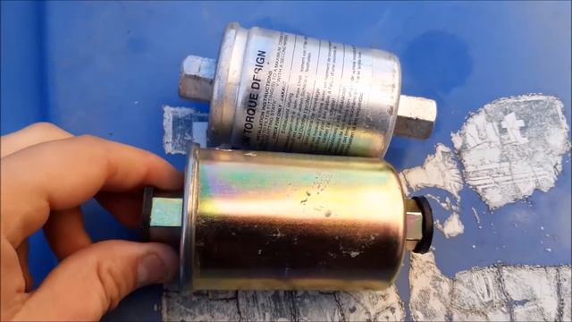 changing replacing a fuel filter on a Rover 45 смотреть онлайн