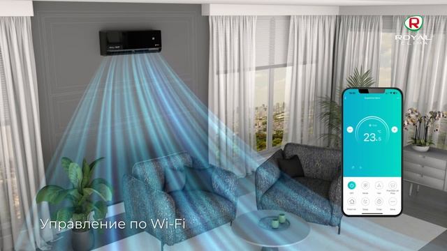 Инверторные сплит-системы серии ROYAL SUPREMO NERO Full DC EU Inverter смотреть онлайн