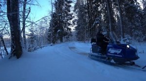 Обкатка Снегоход Буран,Доработанная рама работает.