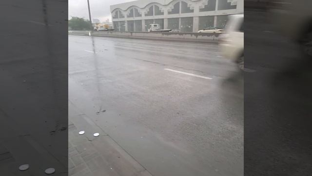 Raining In Sharjah Industrial Area, Weather In Sharjah UAE