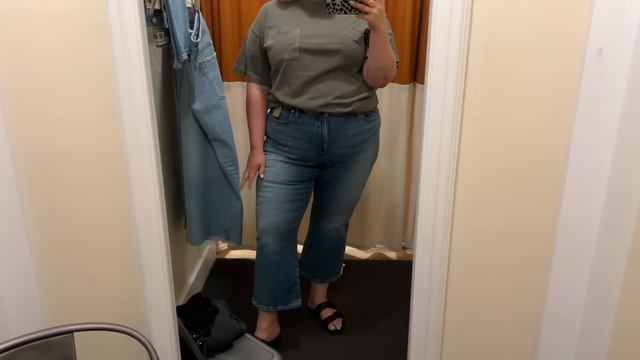 MADEWELL DENIM TRY-ON | plus size haul смотреть онлайн