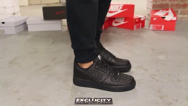 Nike Air Force 1 LV8 " Black Croc" On-feet Video at Exclucity смотреть онлайн
