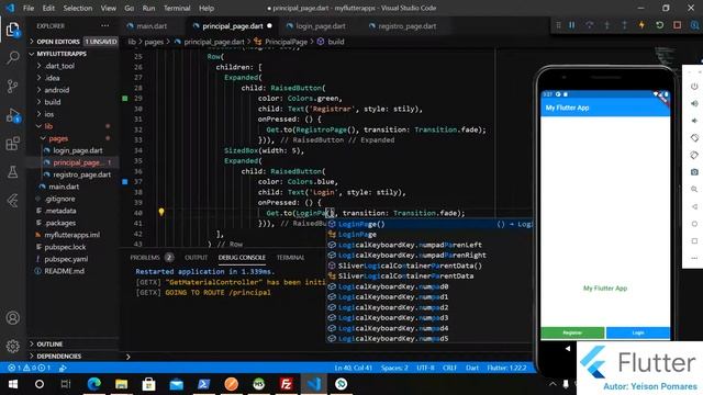 8 Desarrollo de Aplicacion en FLutter Login y Registro смотреть онлайн
