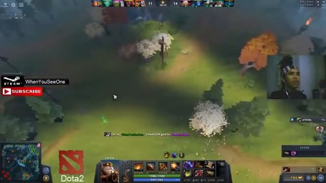 WhenYouSeeOne Plays DoTA MMR as Sniper смотреть онлайн