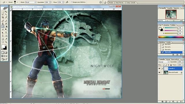 Luz Neon Photo Shop Cs Clebinho