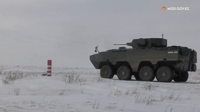 Otokar ARMA 8x8 en Kazajstán con la torre NEFER de Aselsan смотреть онлайн