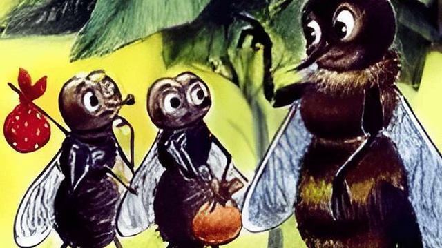Пчела и Мухи | И. А. Крылов смотреть онлайн