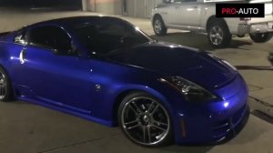 Электролюминесцентная краска на автомобиле