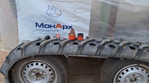 Гусеничный минитрактор. Гусеницы.