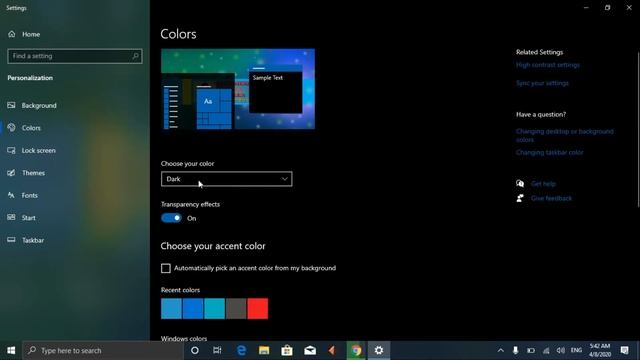 Windows 10 How to Enable Dark Mode without third party program- 2020 easy Hindi/Urdu. смотреть онлайн