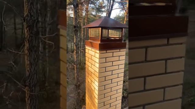 Дымоход из кирпича купол с верху смотреть онлайн