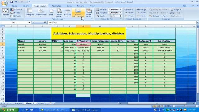 MS.EXCEL 2007- FOR BEGINNER ABOUT HOW TO SET SHEET FOR PRINT AND SET PRINT PRIEVEW ,LESSON =08 смотреть онлайн