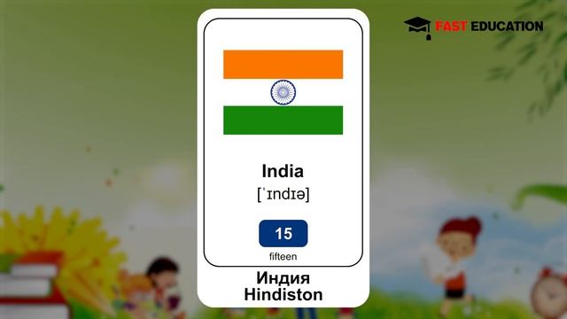 Kids book | Vocabulary Lesson 2 | Countries смотреть онлайн
