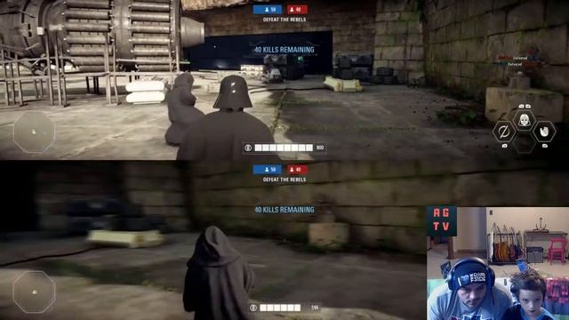 Starwars Battlefront 2 - Split Screen Review смотреть онлайн