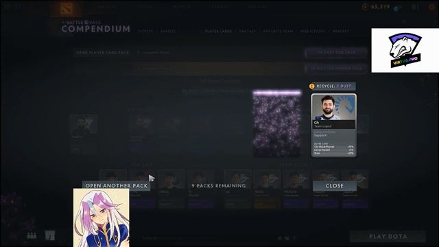 Open player card DOTA 2 + Pangolier set Giveaway (chace II) смотреть онлайн